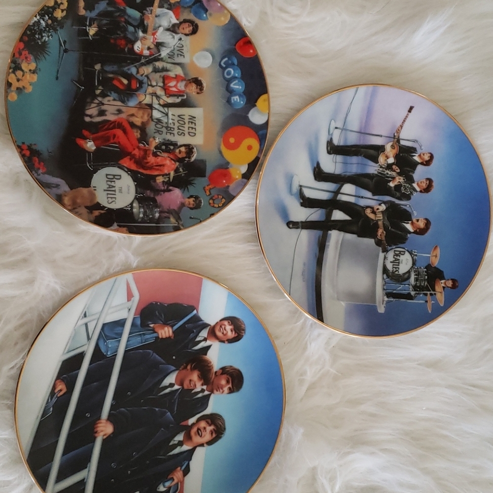 Collectibles The Beatles Plates